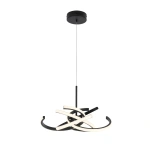 Lampa wisząca Spider 48 cm czarna LED 30W CCT