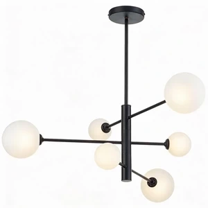 Lampa wisząca Dorado 6 czarna 6xG9