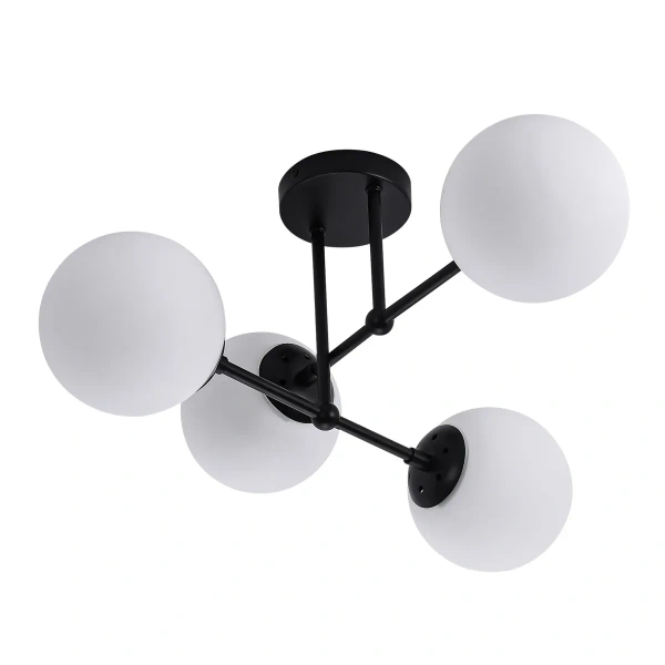 Lampa wisząca Roma 4 czarna 4xE14