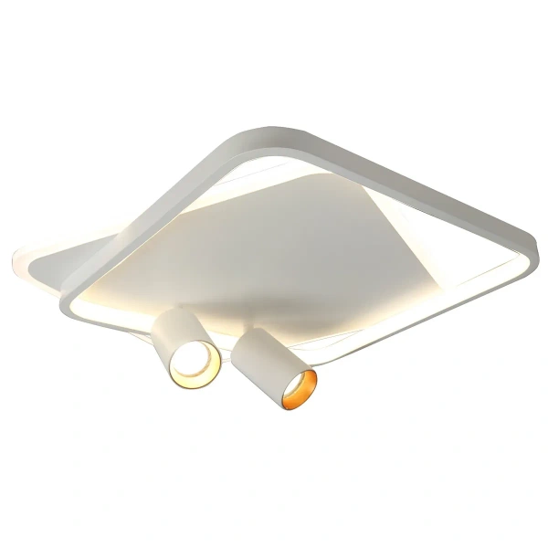 Plafon Parma 2 kwadratowy biały 2xGU10 + LED 36W CCT