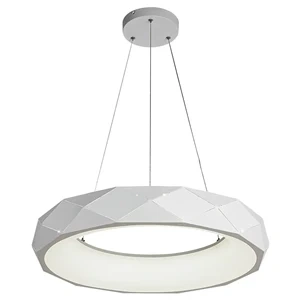 Lampa wisząca Reus biała LED 4000K