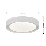 Plafon Ronda 40 cm biały LED 25W CCT