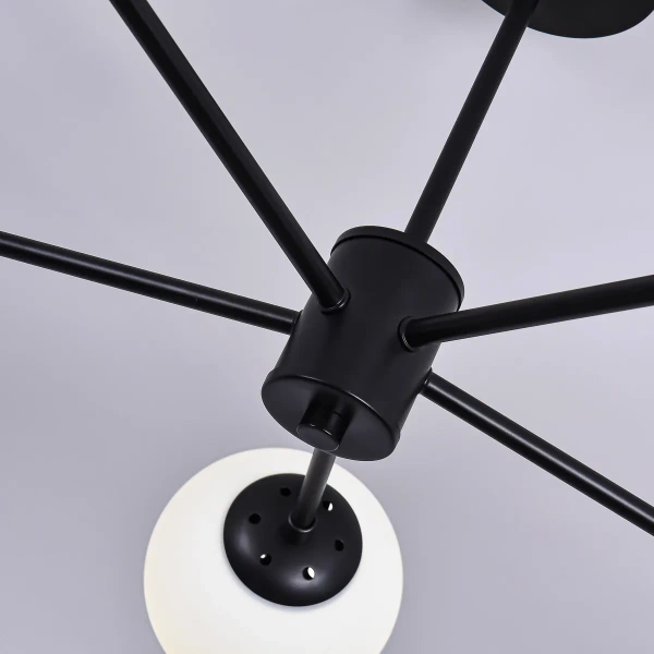 Lampa wisząca Roma 5 czarna 5xE14