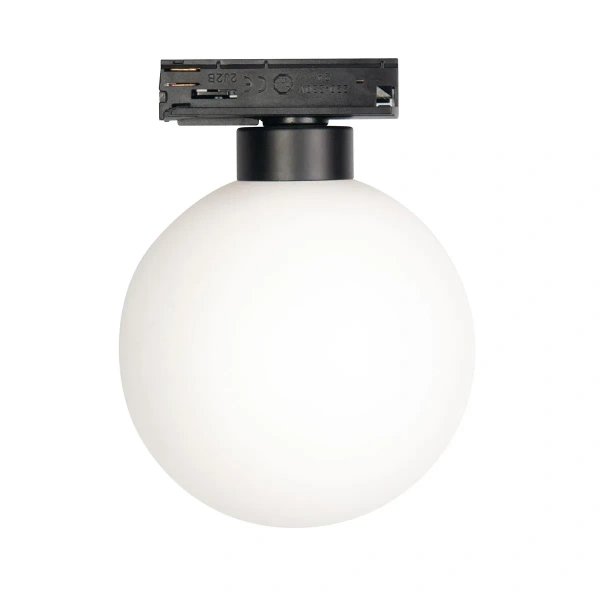 Reflektor szynowy 1F Bola czarno-biały 1xG9
