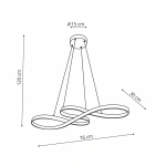 Lampa wisząca Infania złota LED 36W CCT