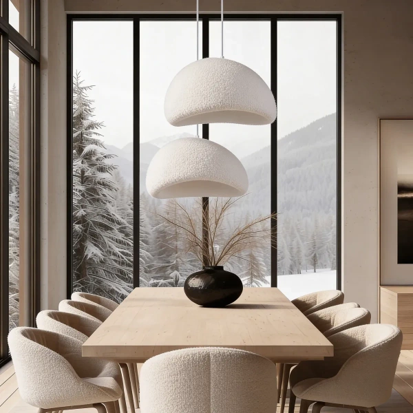 Lampa wisząca Nube śr. 50 cm biała 1xGX53