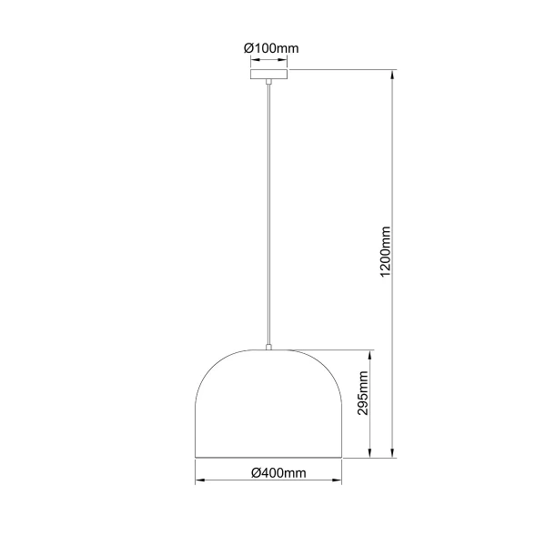 Lampa wisząca Kanso rattanowa 40 cm jasnobrązowa 1xE27