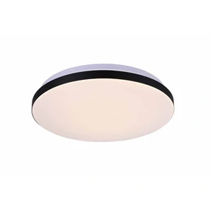 Plafon Babilon okrągły 33 cm czarno-biały LED 4000K