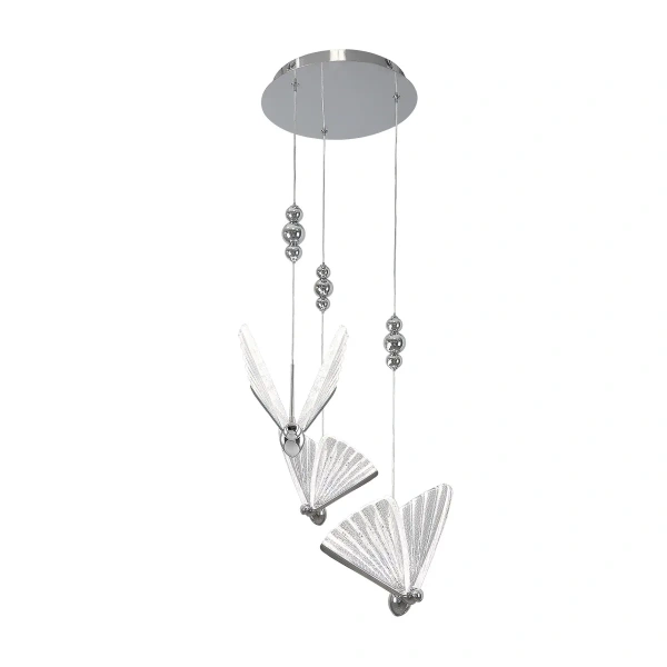 Lampa wisząca Mariposa 3 chromowana LED 24W CCT