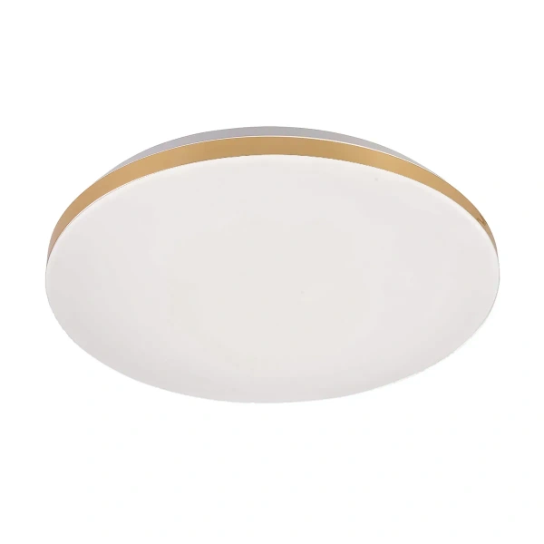 Plafon Babilon okrągły 38 cm złoto-biały LED 4000K