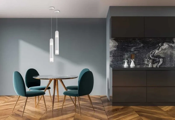 Lampa wisząca Forli biała LED 3000K