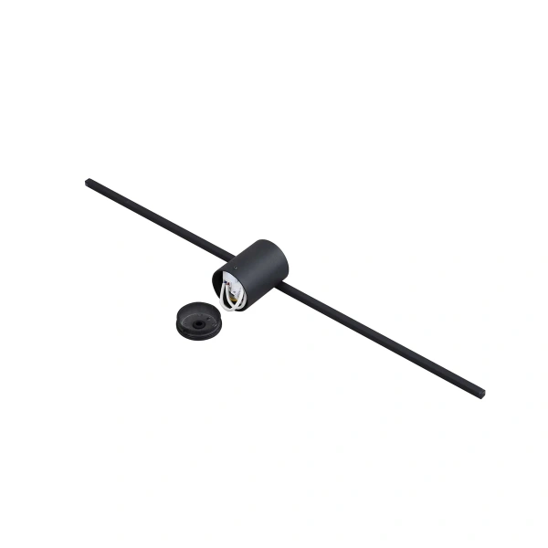 Kinkiet Modern Slim 60 cm czarny LED 3000K IP44