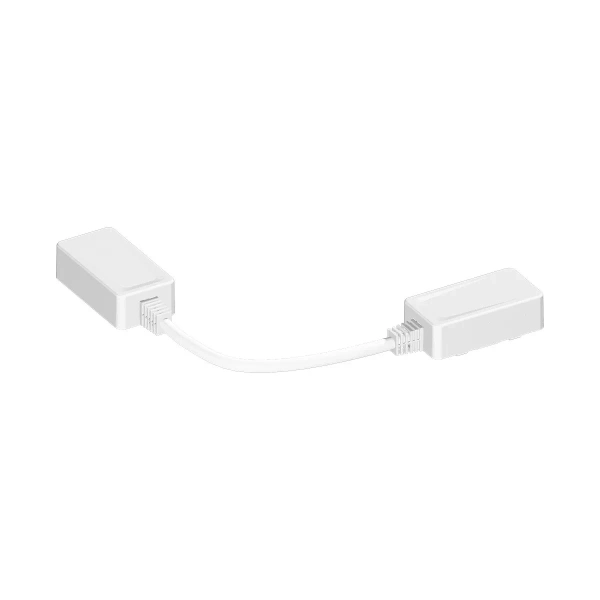 Łącznik natynkowy z linką Magnetic Slim biały