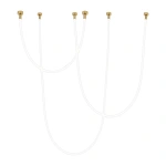 Lampa wisząca Rope Light 2 m biało-złota LED 25W CCT