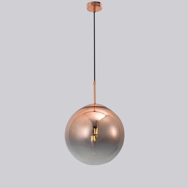 Lampa wisząca Palla duża miedziana 1xE27