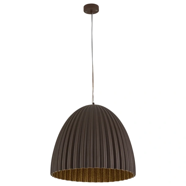 Lampa wisząca Elva 50 cm kawowa 1xE27