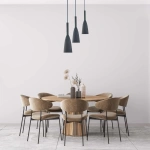 Lampa wisząca Solin 3 talerz śr. 30 cm szara 3xE27