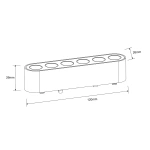 Reflektor magnetyczny Magnetic Slim Zing 6W CCT czarny
