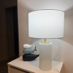 Lampa stołowa Tokio biała 1xE27
