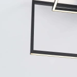 Lampa sufitowa Frame czarna LED 3000K