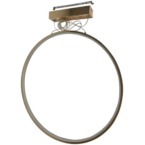 Lampa wisząca Mirror L złota LED 47W CCT IP44
