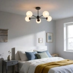 Lampa wisząca Roma 5 czarna 5xE14