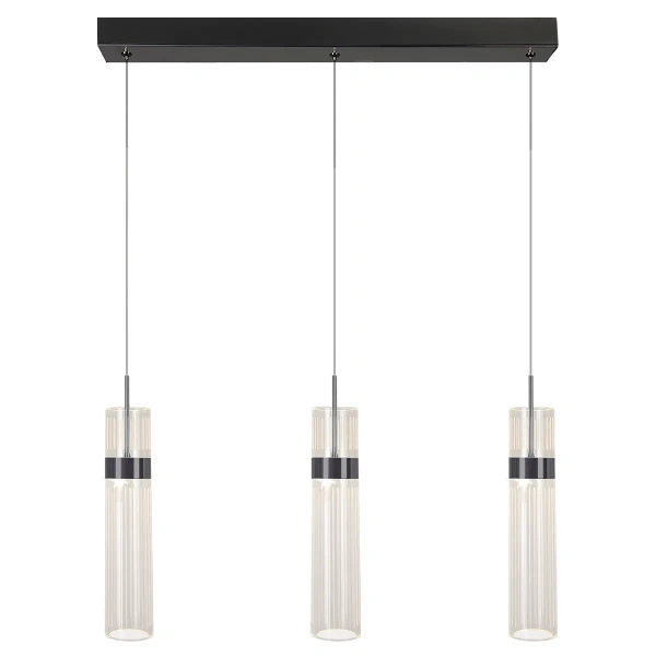 Lampa wisząca Ambiente 3 grafitowa LED 3x6W CCT