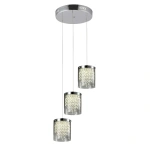 Lampa wisząca Cantos 3 chromowana LED 4000K