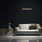 Lampa wisząca Midway mała złota LED 3000K