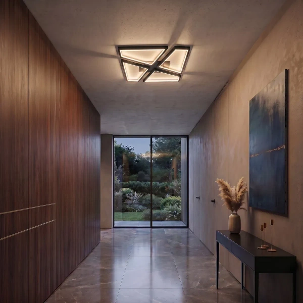 Plafon Nivra czarny LED 45W CCT