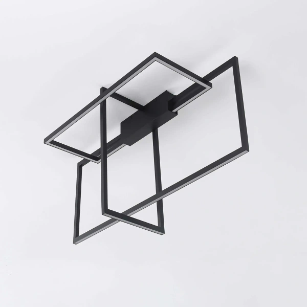 Lampa sufitowa Frame czarna LED 3000K