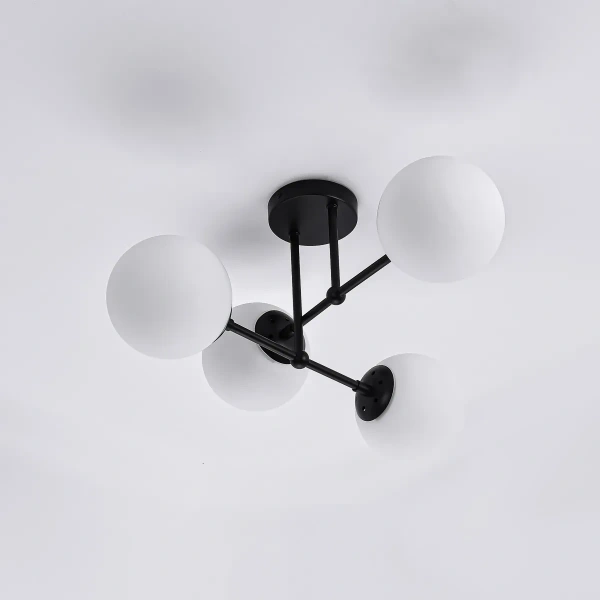 Lampa wisząca Roma 4 czarna 4xE14