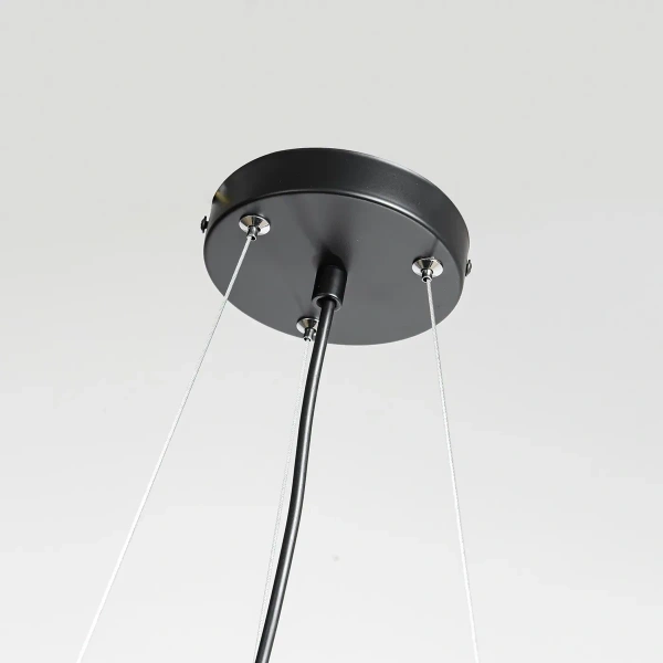 Lampa wisząca Reus czarna 3xE27