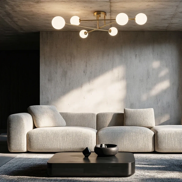 Lampa sufitowa Dorado 6 złota 6xG9