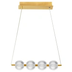 Lampa wisząca Brillant 4 złota LED 20W CCT