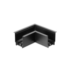 Łącznik L podtynkowy Magnetic Slim czarny
