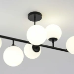 Lampa wisząca Dorado 8 czarna 8xE14