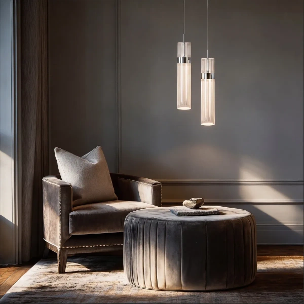 Lampa wisząca Ambiente chromowana LED CCT