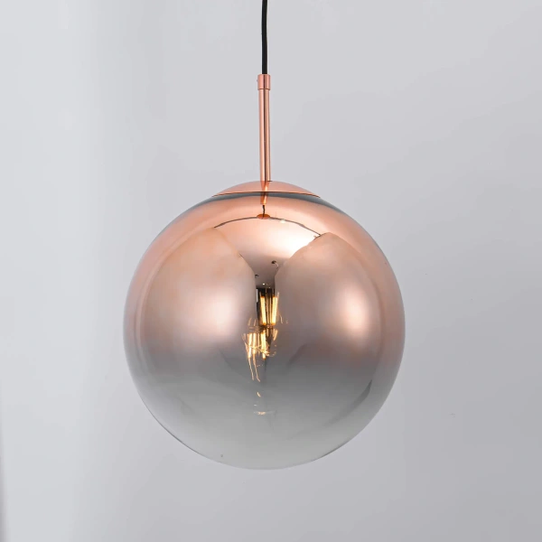 Lampa wisząca Palla duża miedziana 1xE27