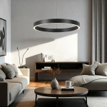Lampa wisząca Midway Triangle mała czarna LED 3000K