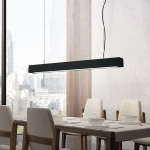 Lampa wisząca Ibros 93 cm czarna LED 24W CCT