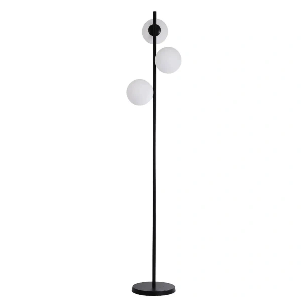 Lampa podłogowa Dorado czarna 3xE14