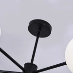 Lampa wisząca Roma 5 czarna 5xE14
