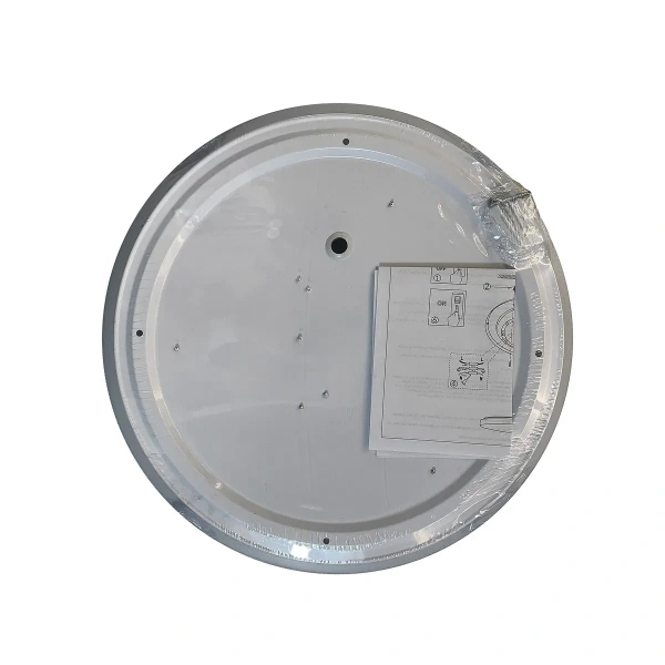 Plafon Babilon okrągły 33 cm czarno-biały LED 4000K