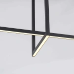 Lampa sufitowa Frame czarna LED 3000K