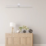 Kinkiet Modern Slim 60 cm biały LED 3000K IP44