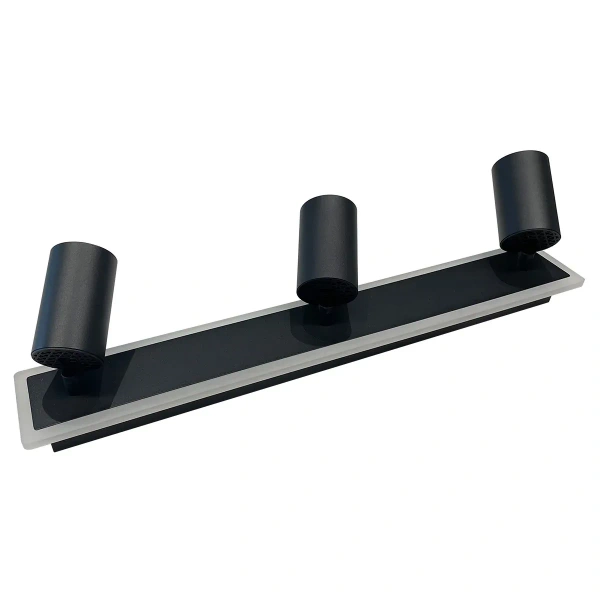 Spot sufitowy Parma 3 czarny 3xGU10 + LED CCT