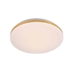 Plafon Babilon okrągły 33 cm złoto-biały LED 4000K
