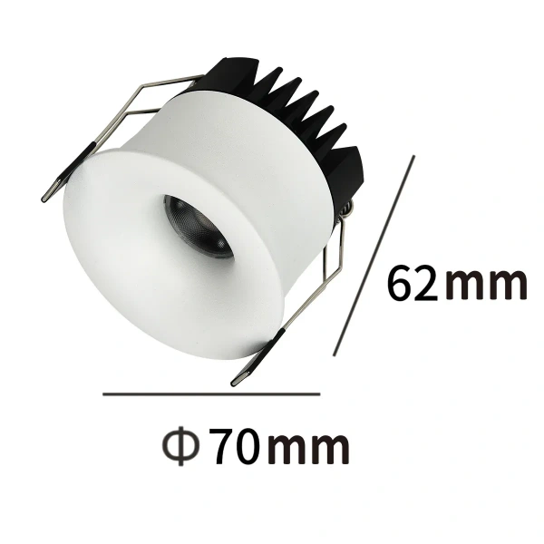 Oczko podtynkowe Zyra białe LED 10W CCT