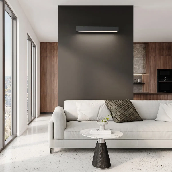 Kinkiet Ibros 93 cm czarny LED CCT IP44